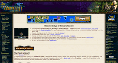 Desktop Screenshot of aow2.heavengames.com