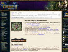 Tablet Screenshot of aow2.heavengames.com