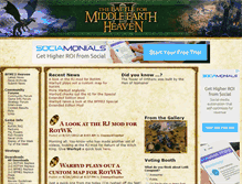 Tablet Screenshot of bfme2.heavengames.com