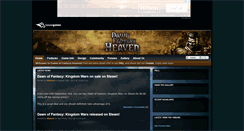Desktop Screenshot of dof.heavengames.com