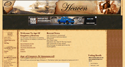 Desktop Screenshot of aoe3.heavengames.com