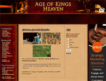Tablet Screenshot of aok.heavengames.com