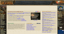 Desktop Screenshot of aoe.heavengames.com