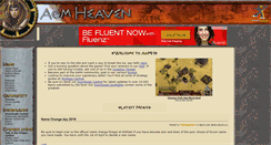 Desktop Screenshot of aom.heavengames.com