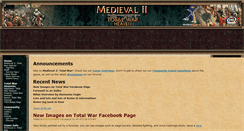 Desktop Screenshot of medieval2.heavengames.com